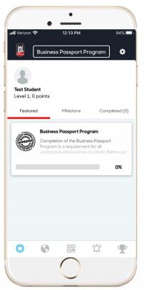 Suitable app Business Passport Program screen